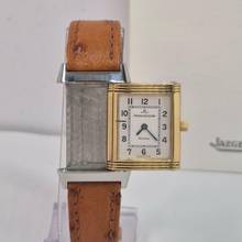 Thumbnail von Jaeger-LeCoultre Reverso Lady Small Ouro & Aço Corda 20x33mm Completo