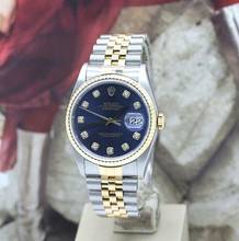 Thumbnail von Rolex Datejust 36 Stahl/Gold Ref :16233 Rolex Box & Papiere von 2003 </h1>