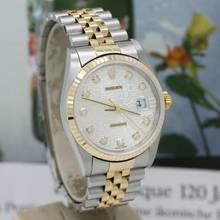 Thumbnail von Rolex Datejust 36 Stahl/Gold Ref :16233 Rolex Box & Papiere von 2002 </h1>