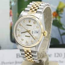 Thumbnail von Rolex Datejust 36 Stahl/Gold Ref :16233 Rolex Box & Papiere von 2002 </h1>