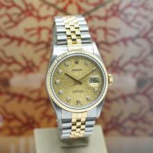Thumbnail von Rolex Datejust 36 Stahl/Gold Ref :16233 Rolex Box & Papiere von 2001 </h1>