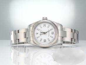 Thumbnail von Rolex Oyster Perpetual 26 Lady Oyster Perpetual 176234 2010 Edelstahl Weissgold 750 Automatik Stahl Damenuhr Stainless Steel 18kt White Gold Oyster-band Chronometer </h1>