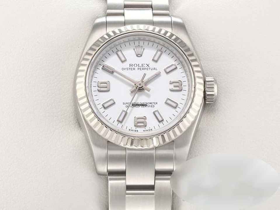  Rolex Oyster Perpetual 26 Lady Oyster Perpetual 176234 2010 Edelstahl Weissgold 750 Automatik Stahl Damenuhr Stainless Steel 18kt White Gold Oyster-band Chronometer </h1> 