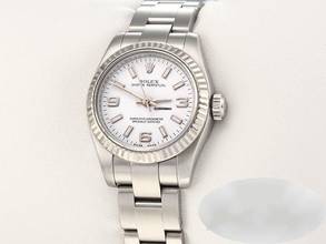 Thumbnail von Rolex Oyster Perpetual 26 Lady Oyster Perpetual 176234 2010 Edelstahl Weissgold 750 Automatik Stahl Damenuhr Stainless Steel 18kt White Gold Oyster-band Chronometer </h1>