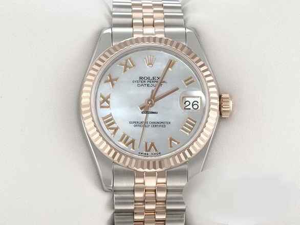  Rolex Datejust 31 31mm 178271 Stahl Rosegold 750 Perlmutt Automatik Stainless Steel 18kt Rose Gold Jubilé-band Chronometer Oyster  