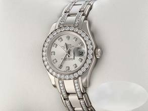 Thumbnail von Rolex Lady-Datejust Pearlmaster 29 80299 2014 Lc100 Weissgold 750 Diamanten Automatik Lady 18kt White Gold Chronometer Oyster </h1>