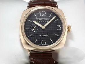 Thumbnail von Panerai Radiomir 8 Days 45mm Pam00197 2005 Rosegold 750 Handaufzug 18kt Rose Gold Black Dial