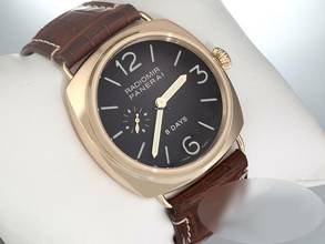 Thumbnail von Panerai Radiomir 8 Days 45mm Pam00197 2005 Rosegold 750 Handaufzug 18kt Rose Gold Black Dial