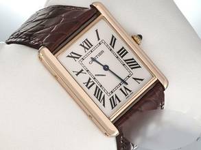 Thumbnail von Cartier Tank Louis Cartier Xl Rosegold 750 2016 W1560017 Handaufzug 18kt Rose Gold </h1>