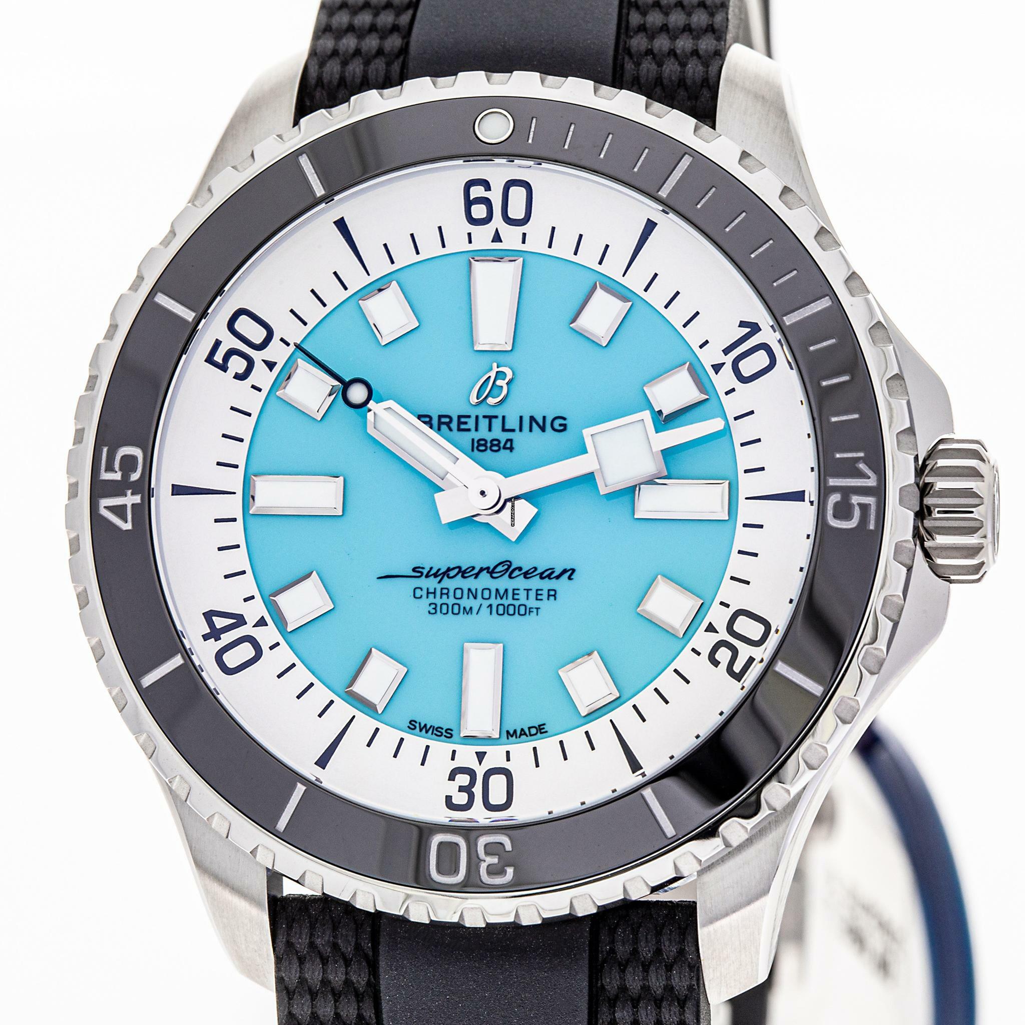  Breitling Superocean 44 Automatic 44 Blue – A17376211L2S1 – NEW & UNWORN – 07/2025 Full Set 