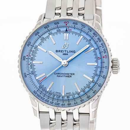  Breitling Navitimer Automatic 41 Blue – A17329171C1A1 – NEW & UNWORN – 07/2025 Full Set 