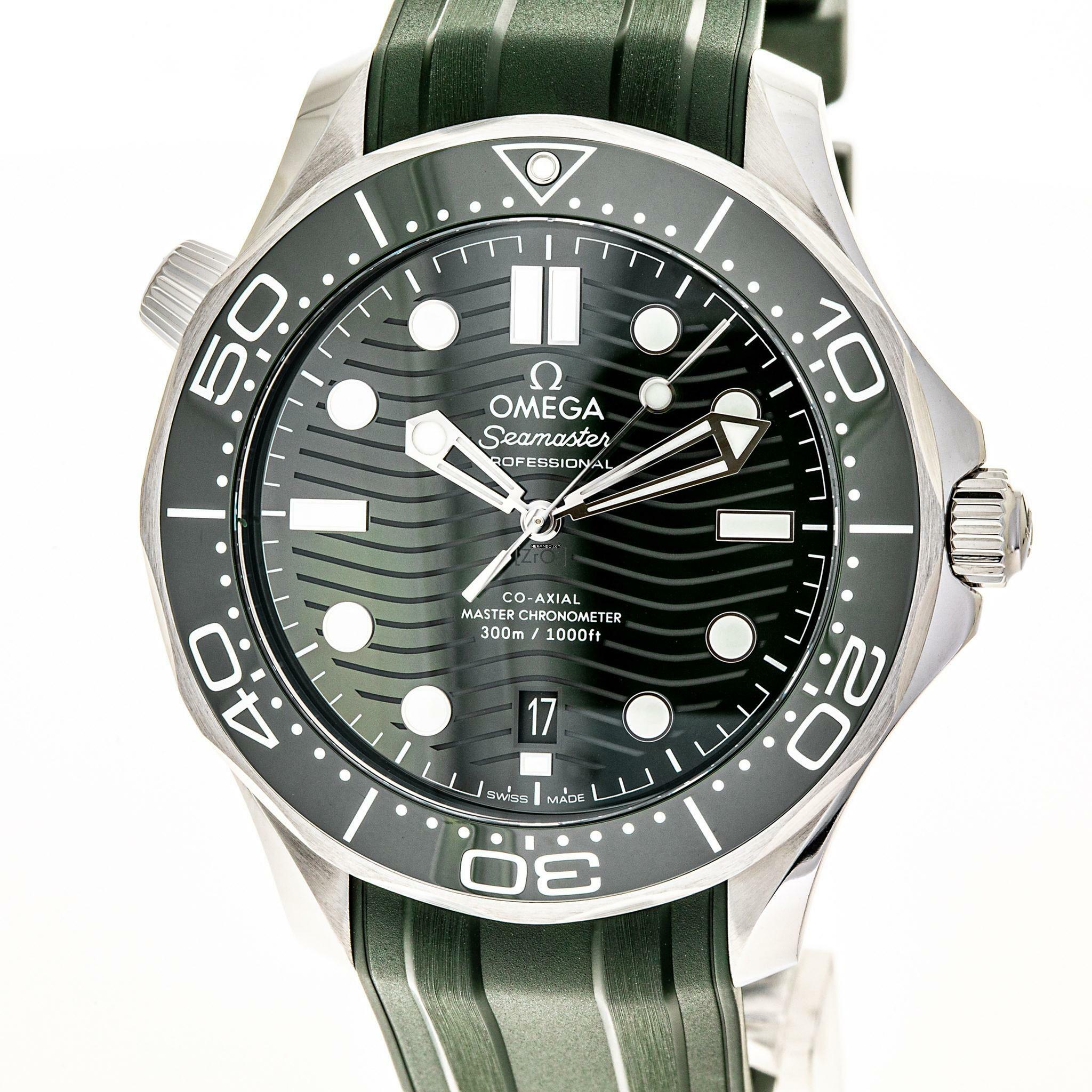 Omega Seamaster Diver 300 M 42 Green – 210.32.42.20.10.001 – NEW & UNWORN – 07/2025 Full Set