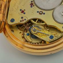 Thumbnail von A. Lange & Söhne Grosse Lange 1 18k Gold Qualität 1A Taschenuhr mit Zertifikat u. Etui 1890 Grosses kal. 45 Werk Gewicht 109g. </h1>