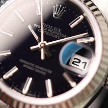 Thumbnail von Rolex Lady-Datejust 26 Steel Jubilee Fluted Dark Blue Dial Service '25 </h1>