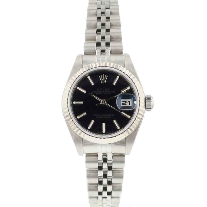  Rolex Lady-Datejust 26 Steel Jubilee Fluted Dark Blue Dial Service '25 </h1> 