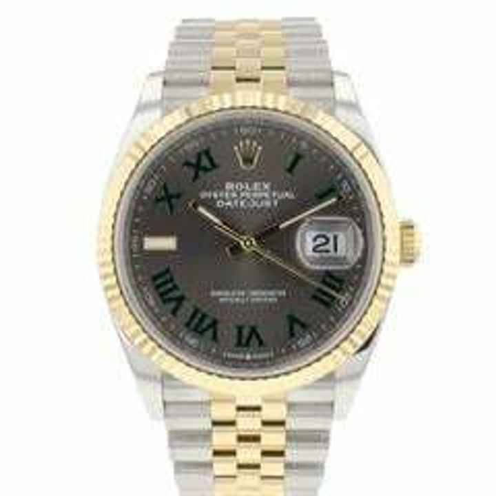  Rolex Datejust 36 Steel / Gold Jubilee Fluted Wimbledon </h1> 