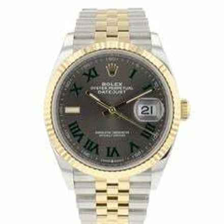  Rolex Datejust 36 Steel / Gold Jubilee Fluted Wimbledon </h1> 