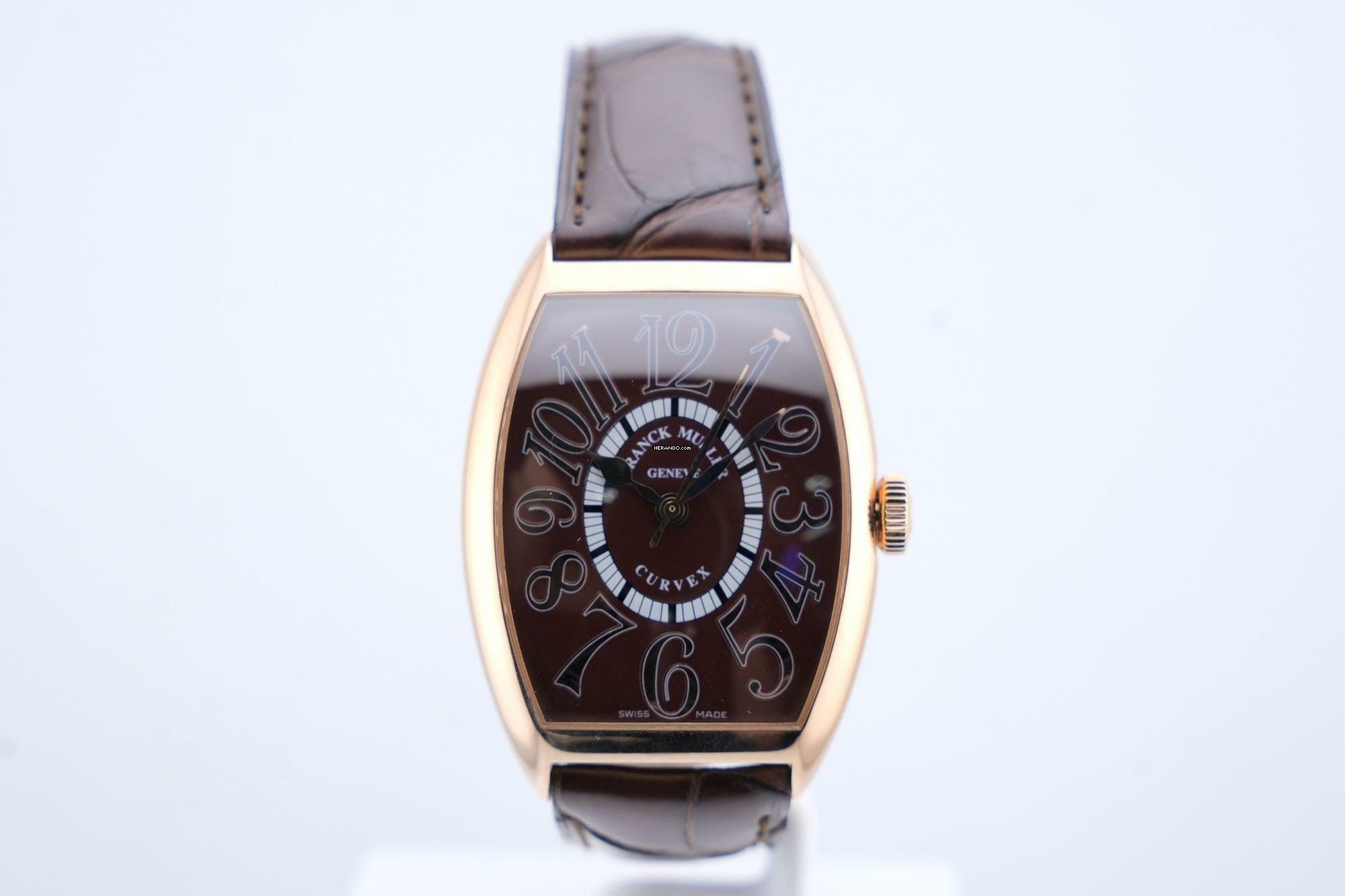  Franck Muller Cintrée Curvex Brown Dial 7851 SC 