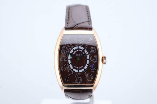  Franck Muller Cintrée Curvex Brown Dial 7851 SC 