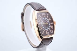 Thumbnail von Franck Muller Cintrée Curvex Brown Dial 7851 SC