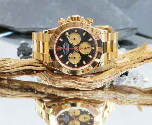  Rolex Daytona 18Karat Paul Newman 116528 Full Set LC100 