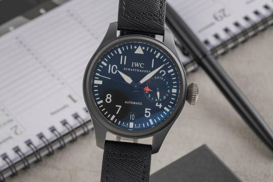  IWC Große Fliegeruhr Top Gun Big Pilot Top Gun Automatik Keramik Herrenuhr Ref. IW501901 B&P 2016  