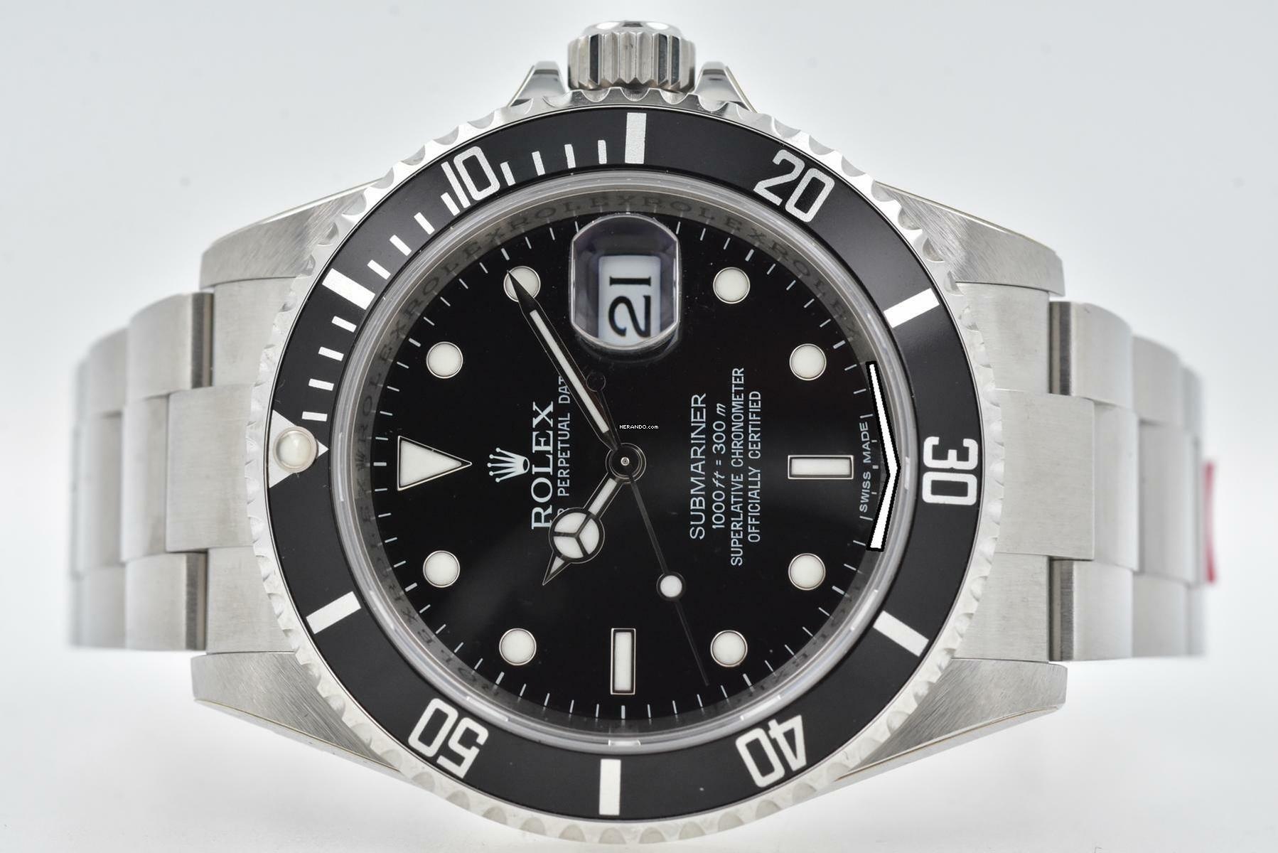  Rolex Submariner Date 16610 - LC170 Stickered Stickers Rehaut Full Set Random </h1> 