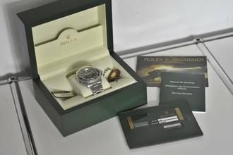 Thumbnail von Rolex Submariner (No Date) 4-Liner 14060M - LC100 Stickered Stickers Rehaut Full Set </h1>