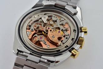 Thumbnail von Omega Speedmaster Professional Moonwatch 145.022 Steel Gold Rare Vintage Limited 500pcs </h1>