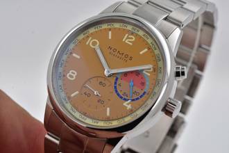 Thumbnail von NOMOS Club Neomatik Sport Neomatik 40 Weltzeit Dune 790.S6 Limited 175pcs </h1>