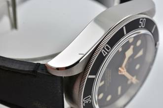 Thumbnail von Tudor Black Bay Heritage Black Bay LC100 Lederband Leather 79230N </h1>