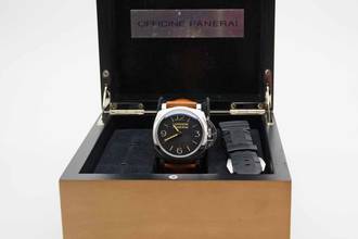 Thumbnail von Panerai Luminor 1950 3 Days PAM372 mit Saphirglas aus 2017 </h1>