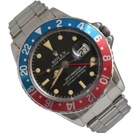  Rolex GMT-Master 1675 Long E Pepsi bezel Full Set 1968’s  