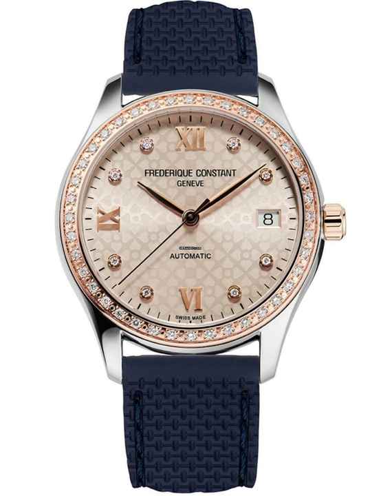  Frederique Constant Classics FC-303LGD3BD2-QK Damenuhr Classic Diamant Automatik 36mm 5ATM 
