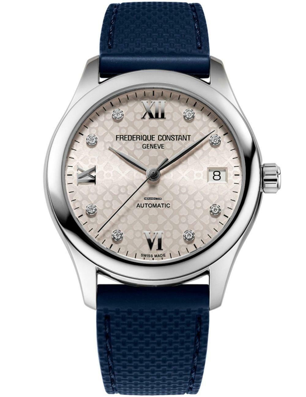  Frederique Constant Classics FC-303LGD3B6-QK Damenuhr Classic Diamant Automatik 36mm 5ATM  