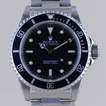  Rolex Submariner (No Date) 14060 No-Date 2-Liner Swiss Only SL Oysterband 1999 Taucher B+P </h1> 