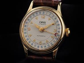 Thumbnail von Oris Big Crown Date Ref.7405 1996 Box sehr gut Vintage </h1>