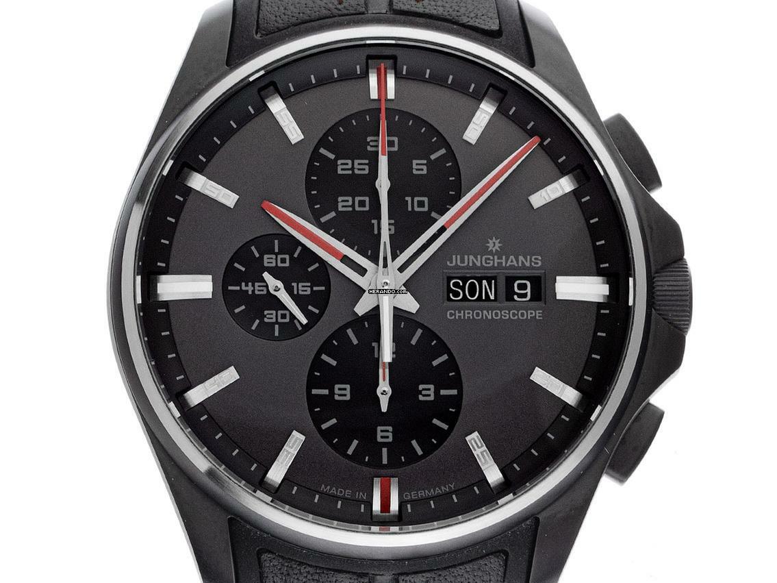  Junghans Meister Chronoscope S Chronoscope Ref.027/4025.00 2020 Full Set wie Neu Vintage  