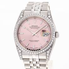 Thumbnail von Rolex Datejust 36 ICED OUT Pink – 1,66 Carat Diamonds aft. Mrkt. – 116200 – like NEW – 2016 Full