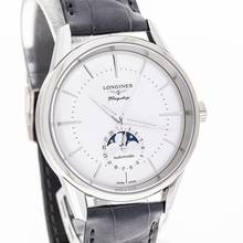 Thumbnail von Longines Heritage Moonphase Automatic 38.5 Mm White – L4.815.4.72.2 – NEW & UNWORN – 07/25 Full