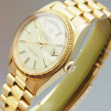 Thumbnail von Rolex Day-Date 36 Bark 1807 Gold 18k/750 Box + Papiere 1971/1972 RARE