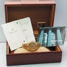 Thumbnail von Rolex Day-Date 36 Bark 1807 Gold 18k/750 Box + Papiere 1971/1972 RARE
