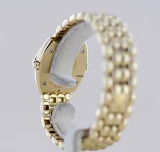 Thumbnail von Chopard Gstaad Lady Factory Diamond 1,19 CT Luxus Uhr 18K Gold B+P rar </h1>