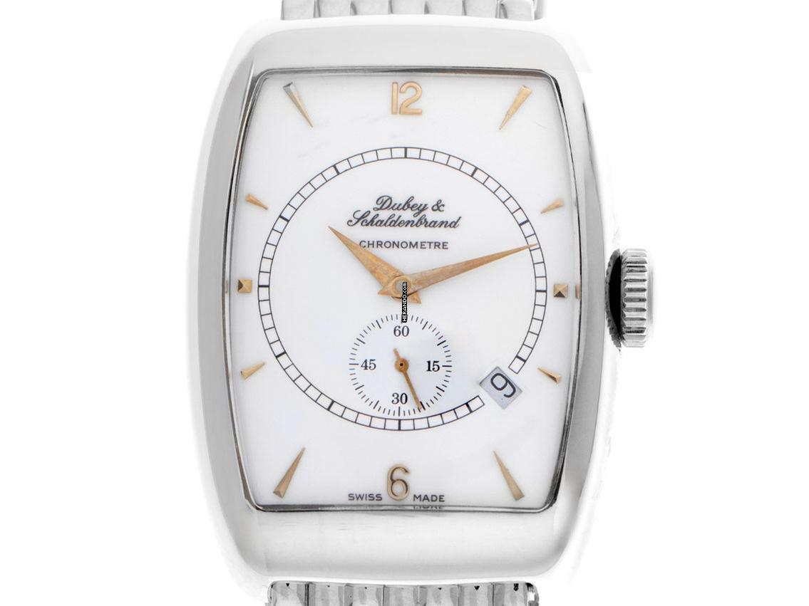 Dubey & Schaldenbrand Aerodyn Chronometer Tonneau 2000 Box sehr Gut Vintage