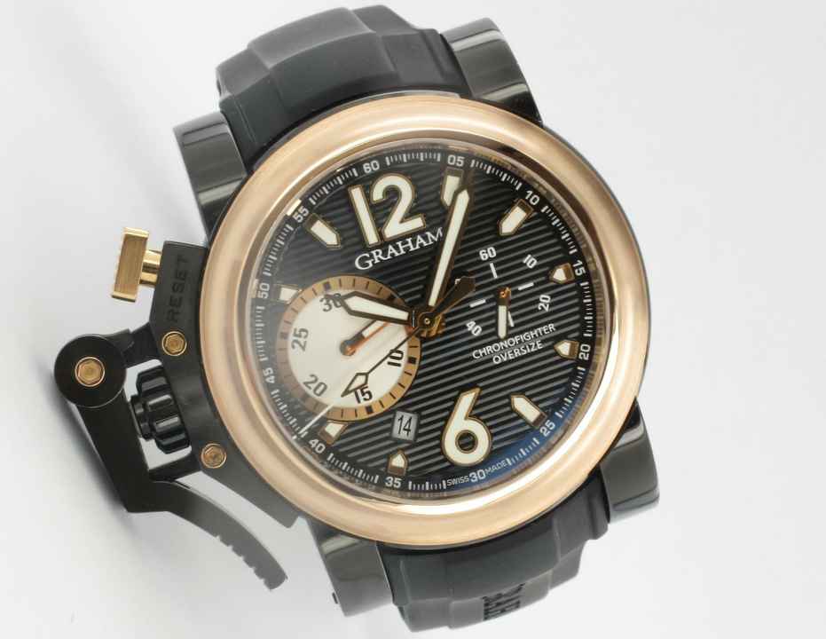  Graham Chronofighter Oversize Steel Roségold </h1> 