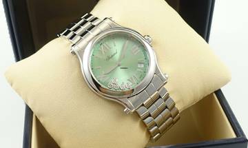 Thumbnail von Chopard Happy Sport Green Full Set / New Watch