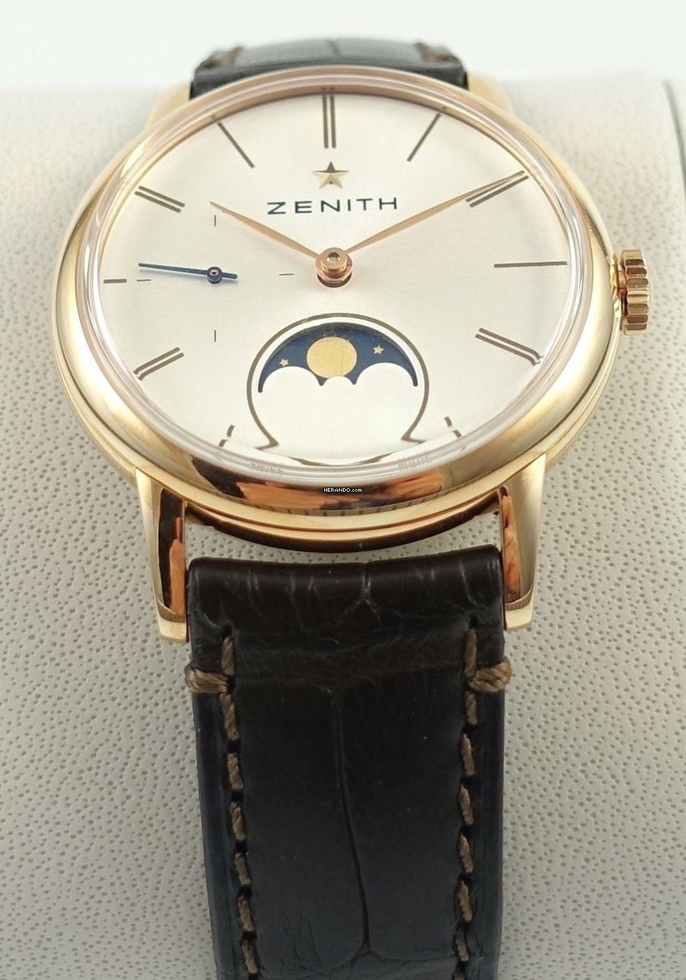  Zenith Elite Lady Moonphase 750 Rosegold New Watch / Unworn 