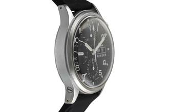 Thumbnail von Sinn 358 Flieger Day-Date Chronograph Black Dial Stahl Automatik Ref. 358