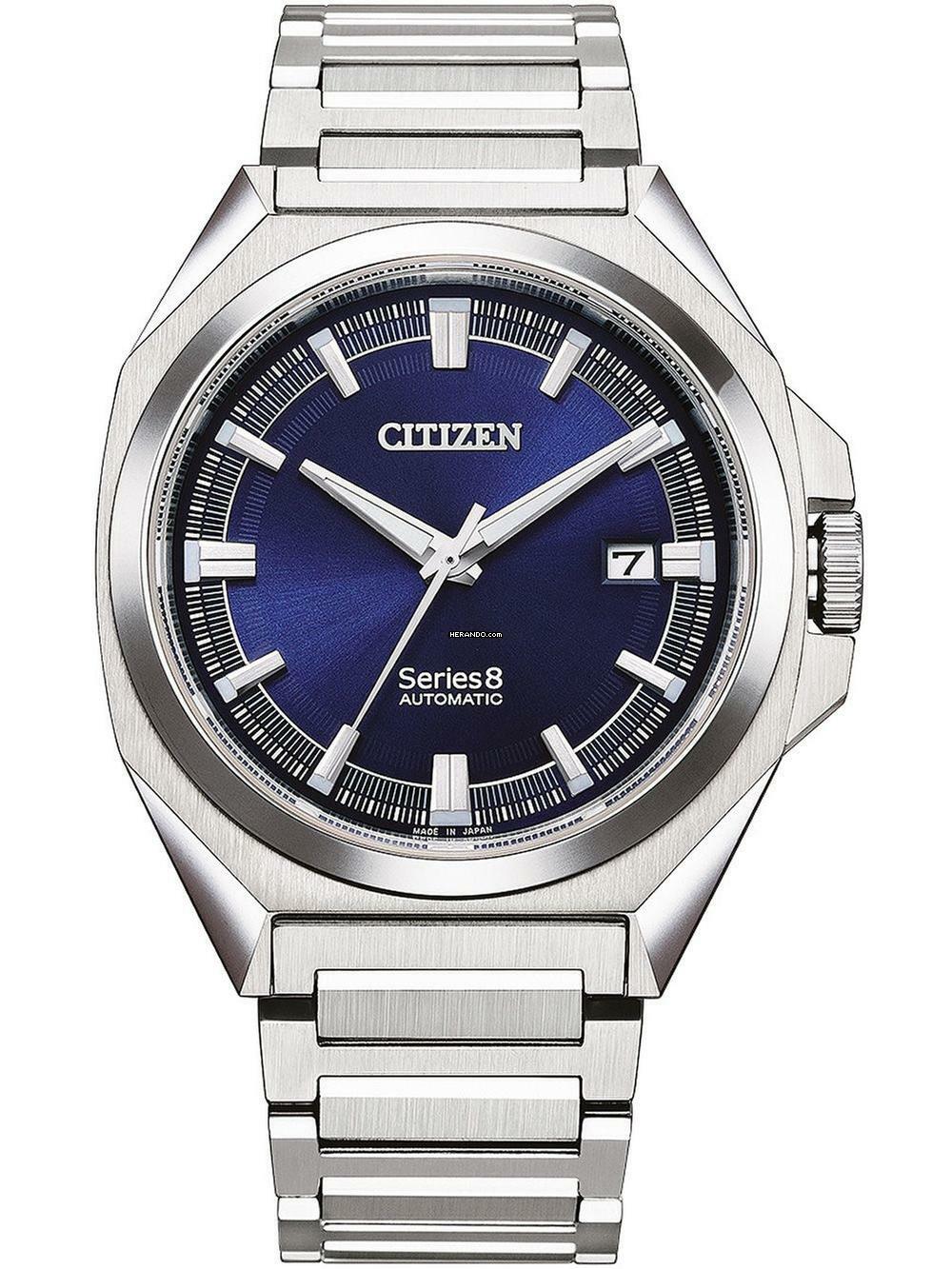  Citizen NB6010-81L Series 8 Automatik Herrenuhr 40mm 10ATM  