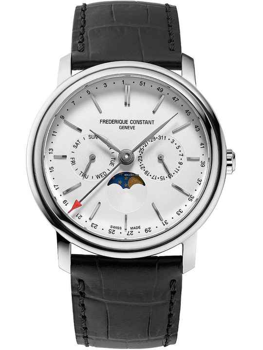  Frederique Constant Classics Business Timer FC-270SW4P26 Classics Businesstimer Moonphase Herrenuhr 
